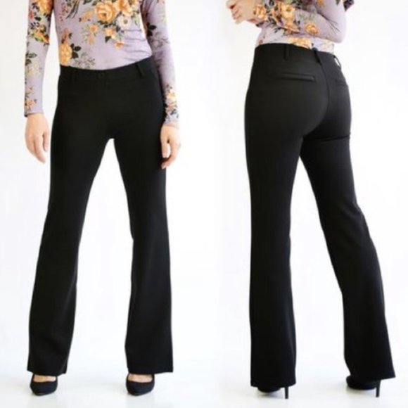 bootcut black dress pants